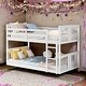 preview thumbnail 2 of 22, Multifunction Twin Over Twin Bunk Bed With Ladder For Bedroom