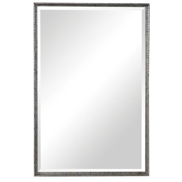 slide 1 of 8, Uttermost Callan Silver Vanity Mirror
