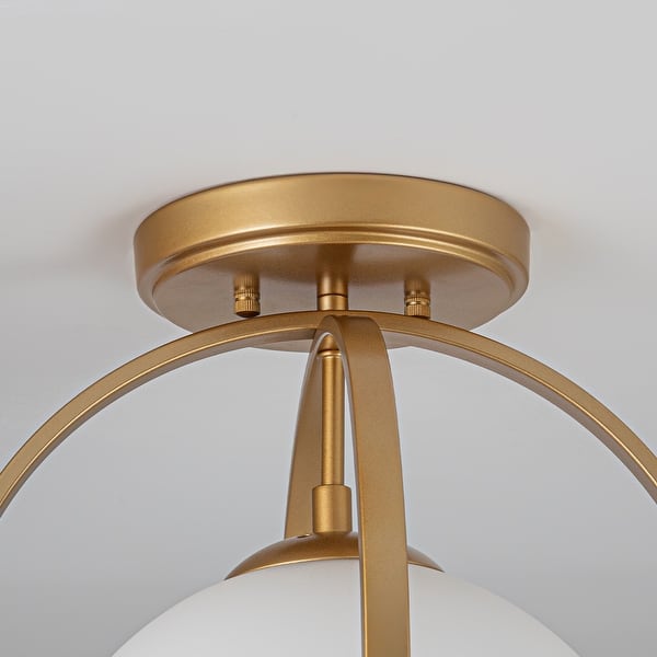 Flyrose Modern Globe Sputnik Flush Mount Ceiling Light Mid Century 6