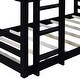 preview thumbnail 12 of 15, American Design Twin over Twin over Twin Triple Rubber Wood Bunk Bed,Kid's Triple Bed