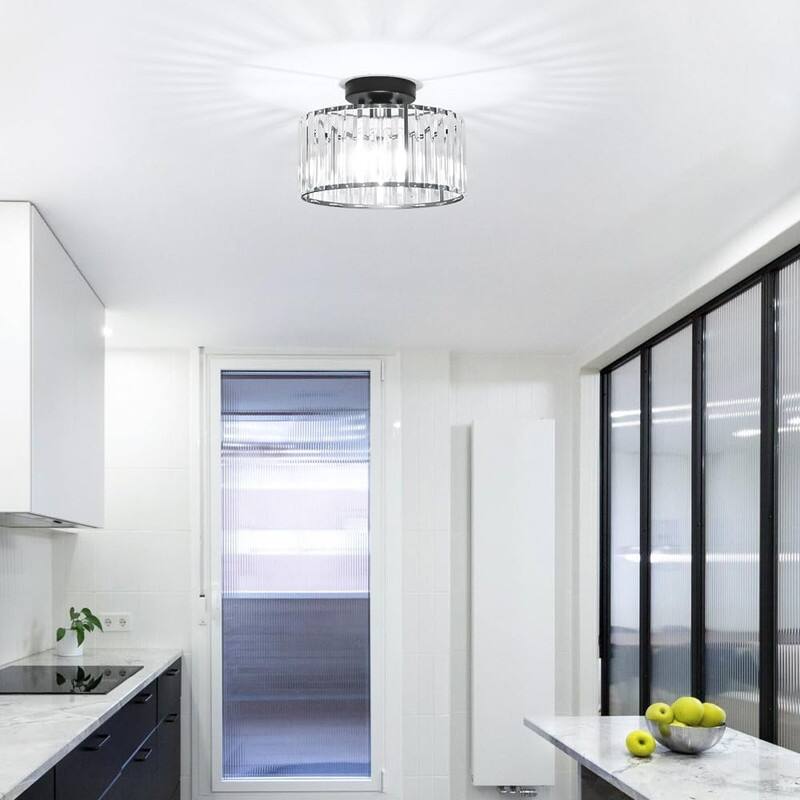 Ceiling Light Fixture, Modern Semi Flush Mount Ceiling Light