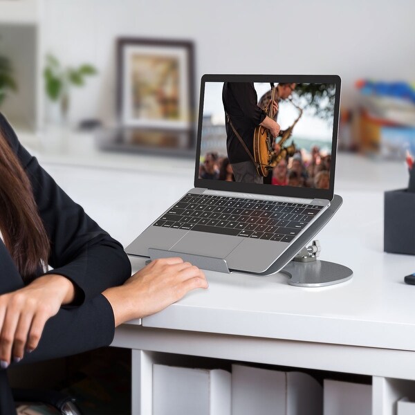 Adjustable Aluminum Laptop Stand Notebook Platform Desk Riser