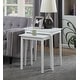 preview thumbnail 4 of 9, Convenience Concepts American Heritage Nesting End Tables White
