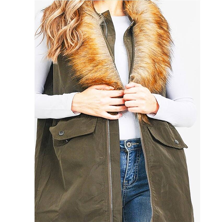 fur hunting jacket