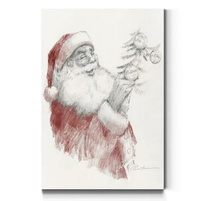 Santa's Touch-Premium Gallery Wrapped Canvas - Ready to Hang