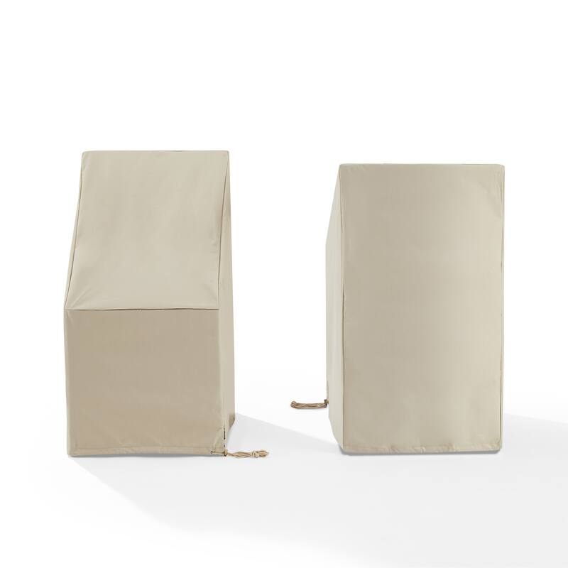 Crosley 2Pc Outdoor Dining Side Chair Furniture Cover Set