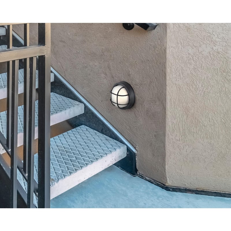 Westinghouse 8" Tall LED Outdoor Wall Sconce - Circular