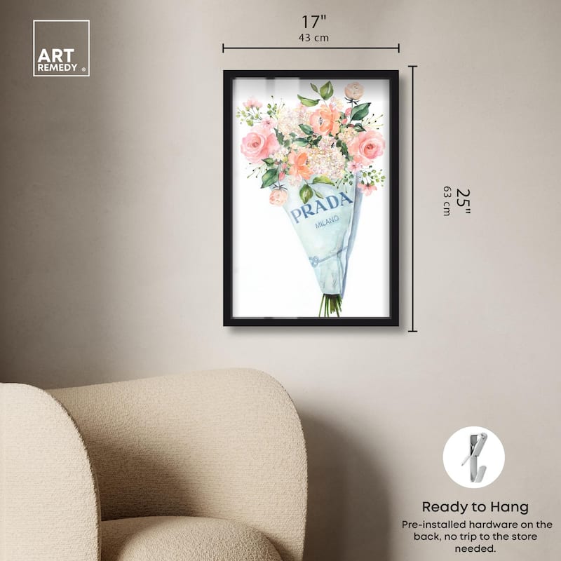 A World of Flowers Shadowbox by Art Remedy
