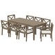 preview thumbnail 6 of 6, Northlake 9-Piece Outdoor Patio Teak Wood Dining Set