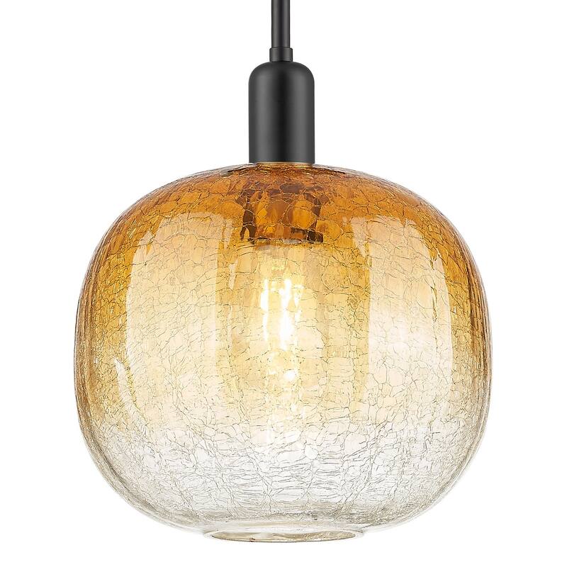 Innovations Lighting 716-1S-G481-10AM Brookhaven Sphere 10" Wide Mini - Matte Black
