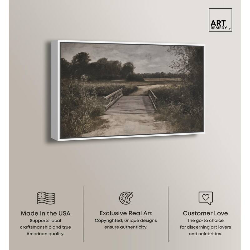 Bridge to Beyond Canvas by Art Remedy