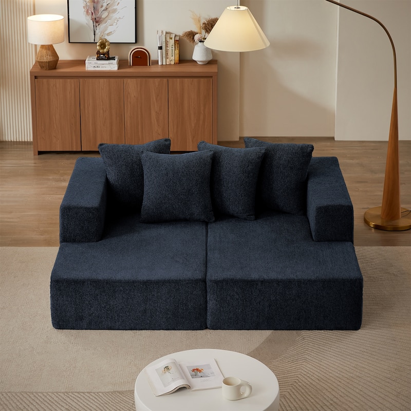 Chenille Sectional Sofa