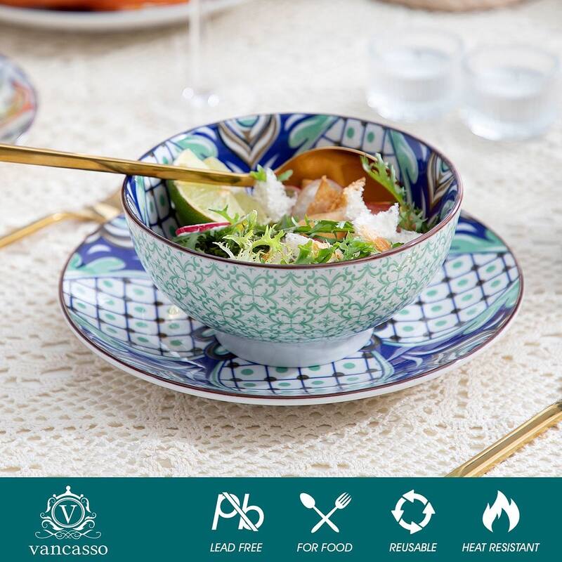 Vancasso Boho Porcelain 16-piece Dinnerware Set