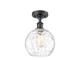 Option Clear Water Glass / Matte Black