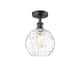 Option Clear Water Glass / Matte Black