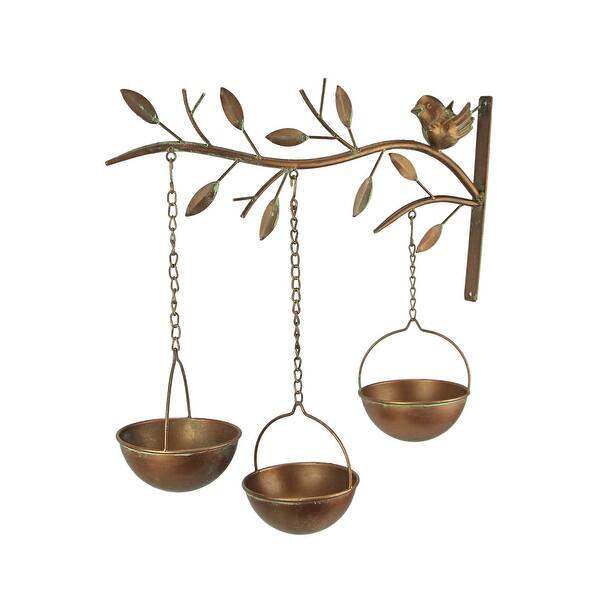 Metal Tree Branch Plant Hook Basket Hanger Bracket Decorative Wall - 18.5 X  16.5 X 5 inches - Bed Bath & Beyond - 35600757