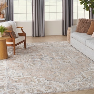 Nourison Astra Machine Washable Distressed Area Rug