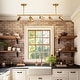 preview thumbnail 21 of 58, 5-Light Modern Farmhouse Linear Swivel Track Lighting Spotlight for Kitchen Island