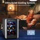 preview thumbnail 8 of 8, 6-Bottle Wine Cooler Refrigerator(46-66°F),Mini Freestanding Beverage Cooler for Summer,Wine Cooler with Temperature Control