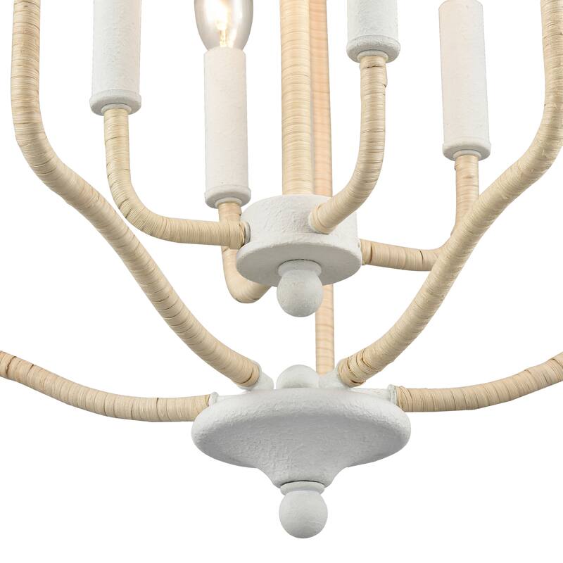 Elk Home Breezeway White Coral Finish 1 Light Pendant