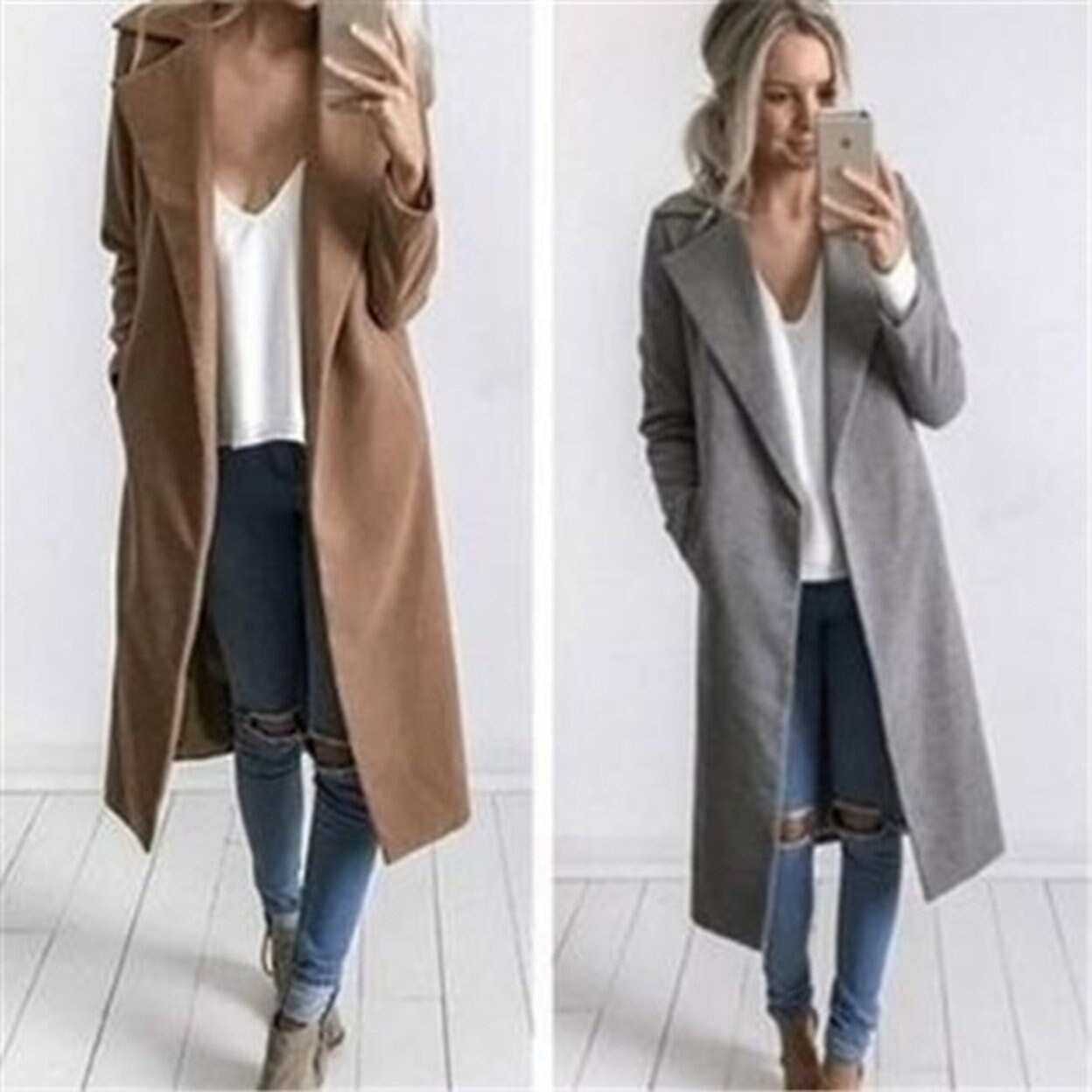 casual trench coat
