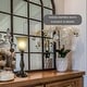 preview thumbnail 5 of 6, Bronze Table Lamp with Alabaster Glass Shade