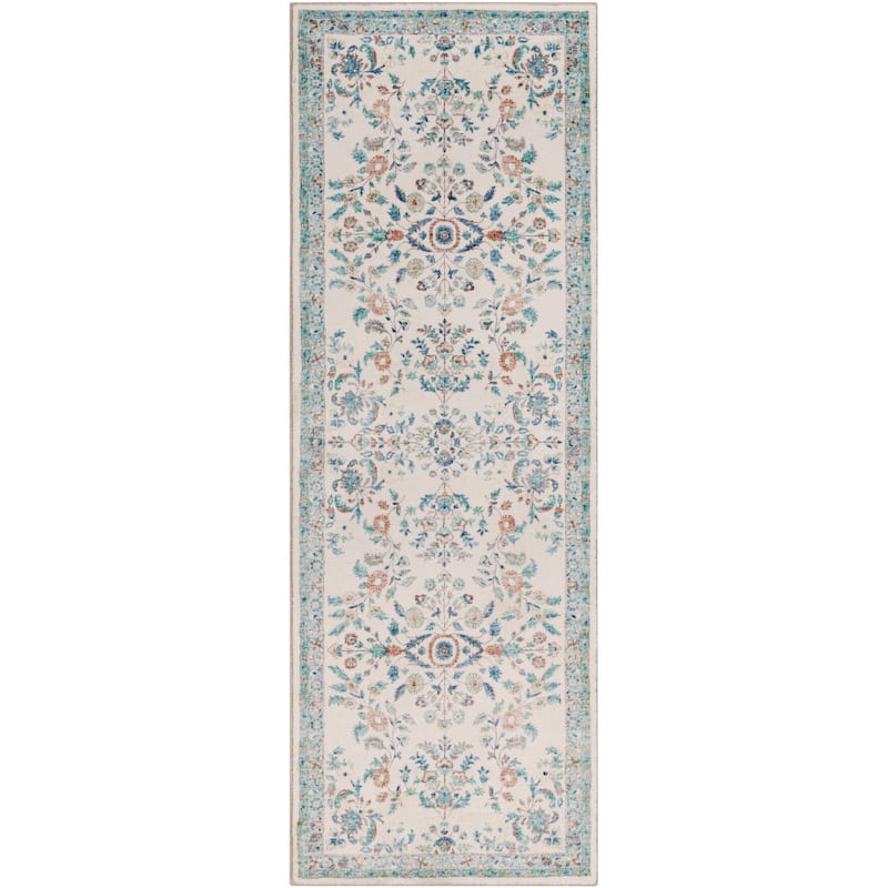 Livabliss Arrietty Vintage Floral Oriental Area Rug
