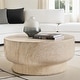 preview thumbnail 3 of 6, HULALA HOME Amagoya Modern 32"W Concrete Top Full Assembly Round Coffee Table
