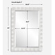preview thumbnail 6 of 4, Uttermost Haya White Scalloped Mirror - 40'' H X 28.25'' W X 3'' D