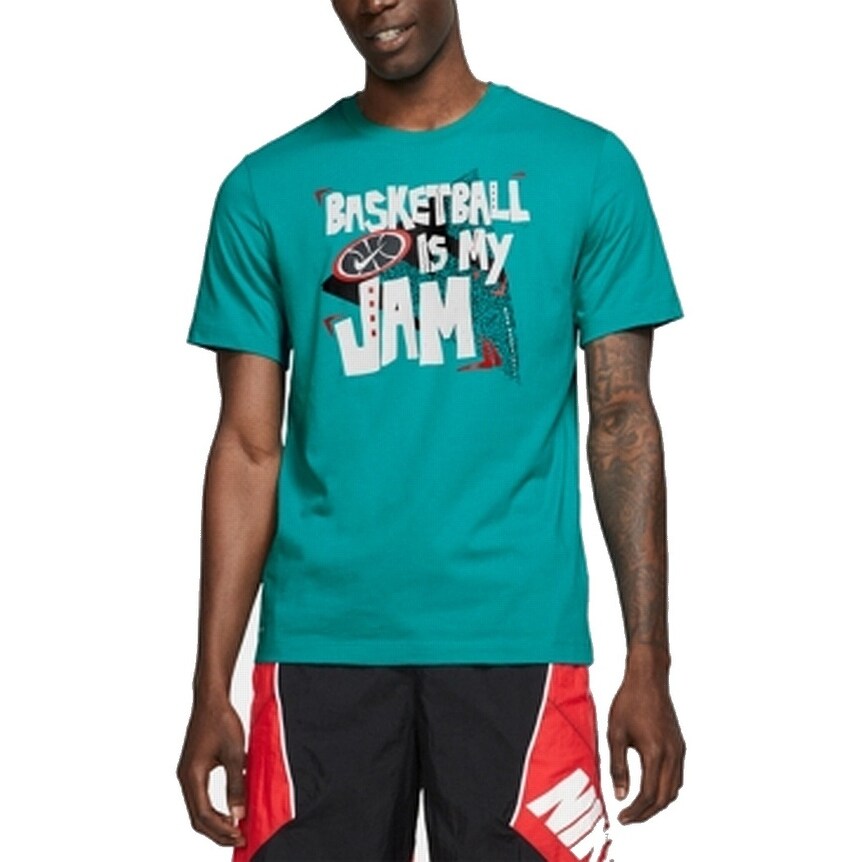 nike crew neck green