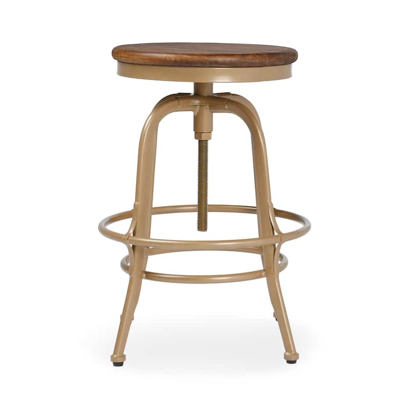 Classic Home Piper Adjustable Counter Stool Brass