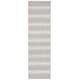 preview thumbnail 13 of 12, SAFAVIEH Handmade Metro Tietje Stripe Wool Rug 2'3" x 8' Runner - Grey/Ivory - Runner