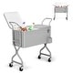 preview thumbnail 1 of 6, 80 QT Gray Detachable Outdoor Cooler Cart - 80QT Grey