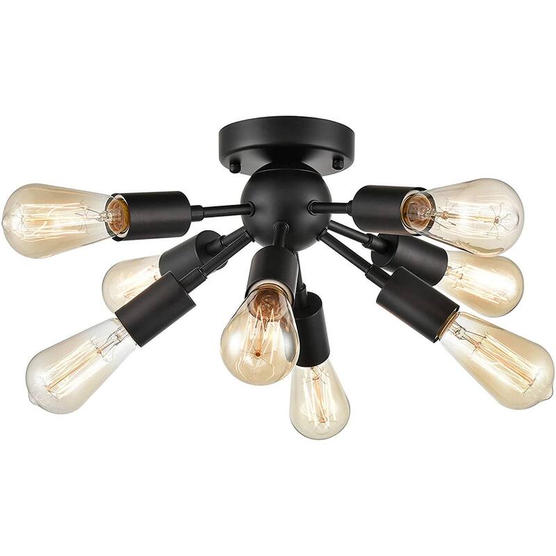 Firenze Sputnik Sphere Chandelier 8-Light Flush Mount Ceiling Light