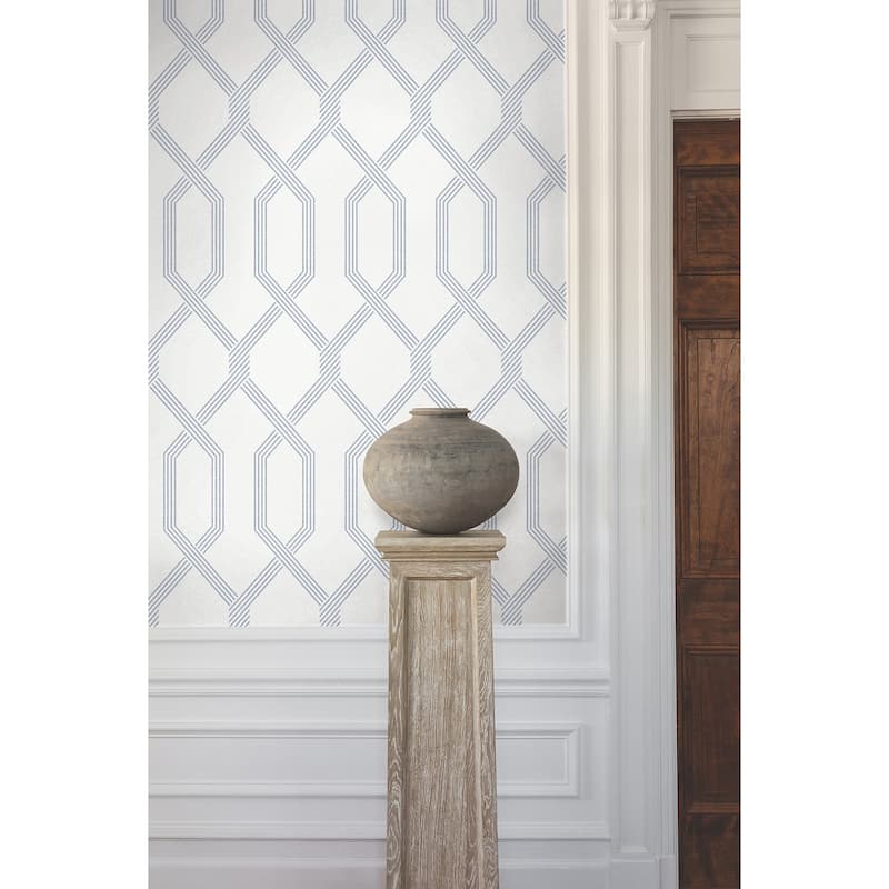 Ronald Redding Palisade Blue Wallpaper