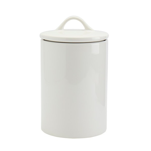 Denmark Tools for Cooks 2.5L White Ceramic Canister Storage - Bed