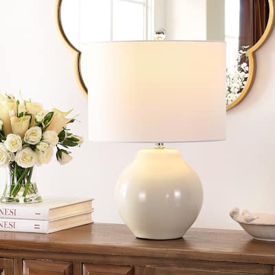 SAFAVIEH Lighting Angeliki 21.5-inch Resin Table Lamp - 14" x 14" x 21.5" - 14Wx14Dx22H