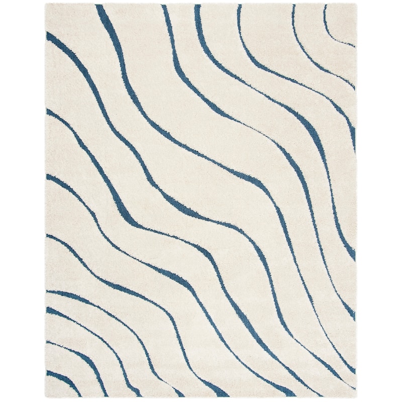 SAFAVIEH Florida Shag Hervor Soft Serene Waves 1.2-inch Thick Rug