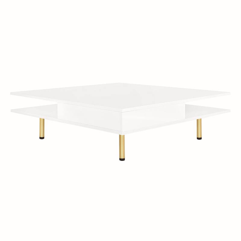 Particle Board Coffee Table With Drawers