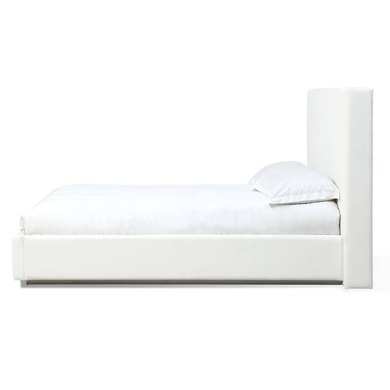 Seabourne Modern Platform Bed Frame in Pearl