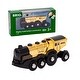 preview thumbnail 2 of 3, Brio World Mighty Gold Action Locomotive Toy Train