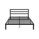 preview thumbnail 4 of 6, Queen Metal Bed Frame with Headboard and Under-Bed Storage, Sturdy Steel Structure for Maximum Support