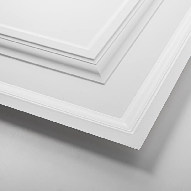 Art3d 12-Piece PVC 3D Ceiling Tiles Wall Panels, Minimalist Classic Style