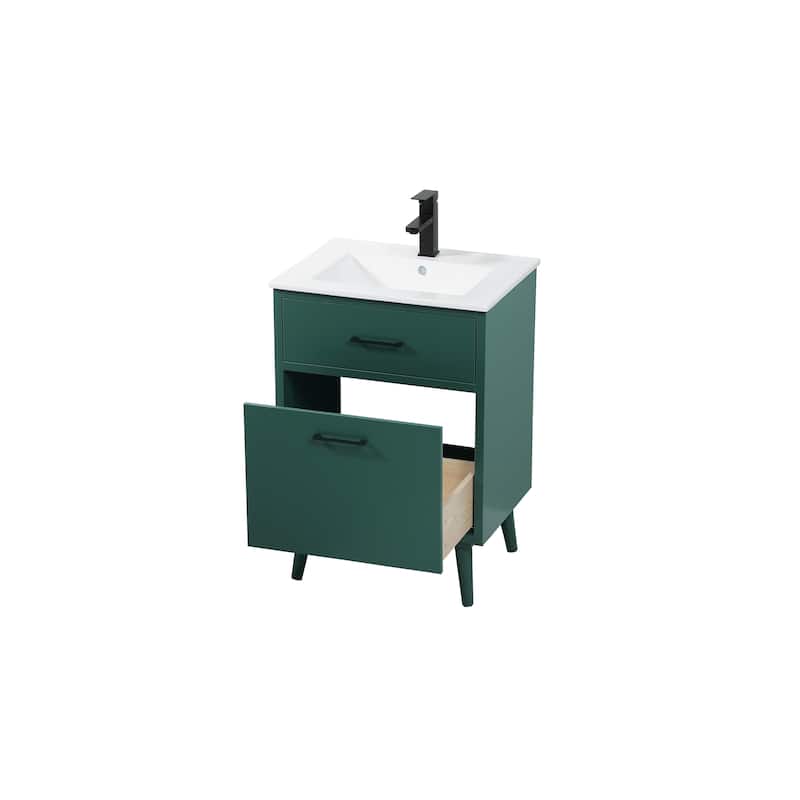 Nautical 18 - 30 Inch Single Bathroom Vanity