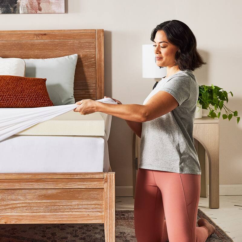 Serta Align & Revive 3-Inch Memory Foam Mattress Topper