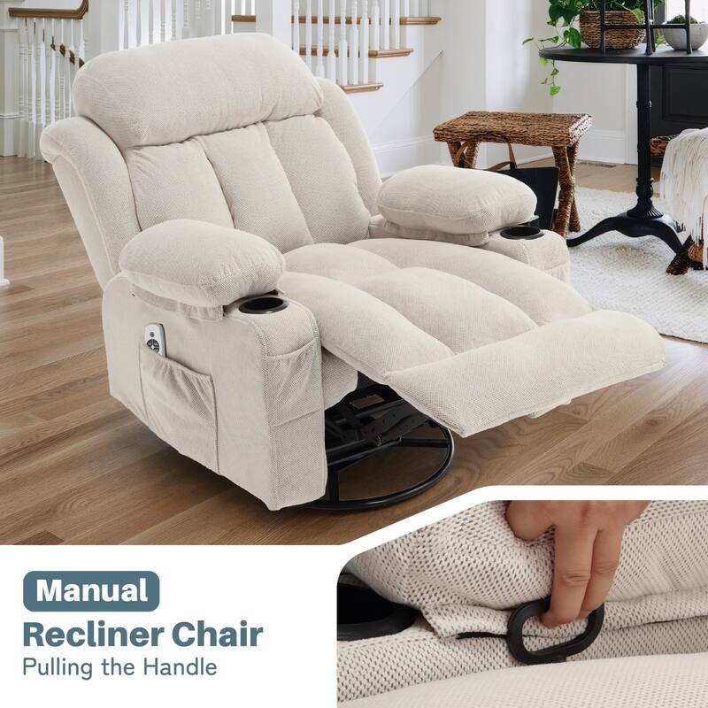 360 Degree Swinging Rotating Recliner