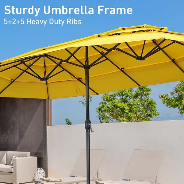 14 foot patio umbrella covers DIY Outdoor Patio Umbrella Cover for 15ft Umbrellas