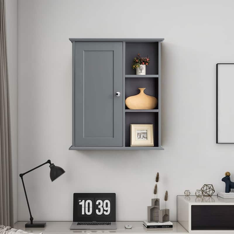 Wooden Medicine Cabinet Over The Toilet, Bathroom Wall Cabinet Storage Cabinet, Wall Mounted Storage Cabinet