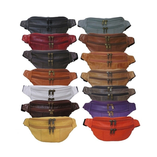 Amerileather Top-grain Cowhide Leather Belted Waist Pack. Opens flyout.