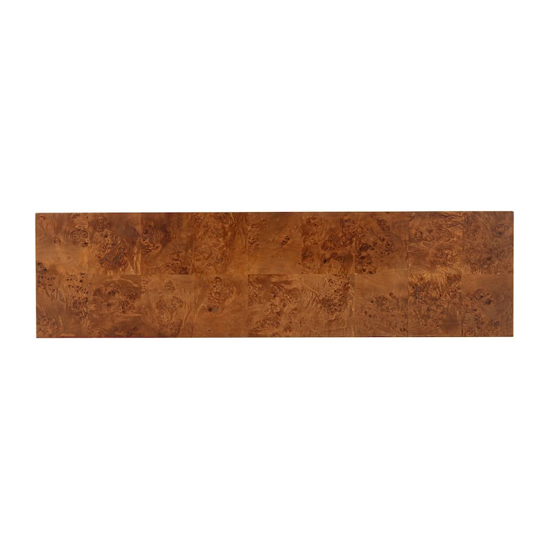 SAFAVIEH Couture Betharose Burl Wood Cons Table - 60"W x 16"D x 29"H